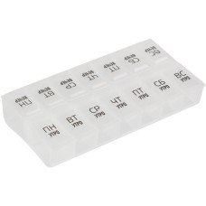 ECOS Таблетница, 14 секций на 7 дней (007751)