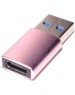 кабель PREMIER Адаптер USB2.0 6-071, USB 2.0 A(m) (прямой) - USB Type-C (f) (прямой), пакет, розовый