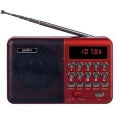 Радиоприемник PERFEO (PF_D0565) PALM , красный