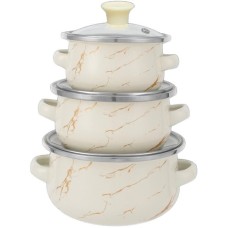 Набор посуды KELLI KL-4400 Кремовый 6 предметов