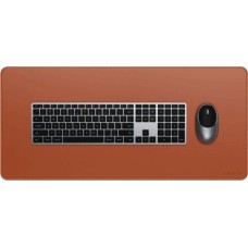 SATECHI Коврик для мыши и клавиатуры большой из веганской кожи Vegan-Leather Premium Desk Mat. Цвет: коричневый