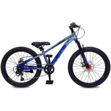 Велосипед LETO DRAGON серый/синий С22002 00-00049044