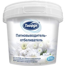 Пятновыводитель/отбеливатель ТАЙФУН 182159 Пятновыводитель отбеливатель 270 г