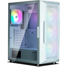 ZALMAN Корпус MidTower I3 NEO ARGB белый (ATX, без БП, USB2.0+2xUSB3.0, 4x120mm ARGB) (I3 NEO ARGB White)