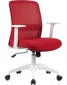 Кресло компьютерное CACTUS Кресло CS-WMC333-RD, сетка/ткань, до 100кг, фиксированные подлокотники, темно-красный