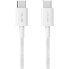 кабель CUKTECH USB кабель Type-C to braided cable 1.5m 3A 60W CTC315P white