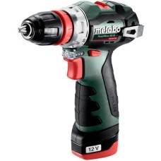 METABO Дрель-шуруповерт Power Maxx BS 12 BL Q, 2Ач, с двумя аккумуляторами [601749500]