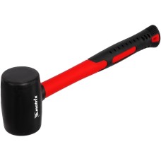 Киянка MATRIX Киянка резиновая, 225 г, черная резина, фибергласовая рукоятка 11175