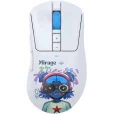 Мышь беспроводная A4TECH Мышь беспроводная Bloody R73 Pro, игровая, радио, оптическая, USB, USB-C, 26000dpi, белый и рисунок [r73 pro nyx mirage]