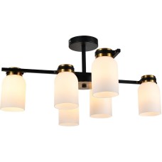 ESCADA Светильник на штанге 1151/6P E14*40W Black/Brass