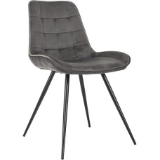 DOMFY Комплект стульев Флекс_2, 2шт, на ножках, ткань, темно-серый [дк-флекс_1/хл18_2]