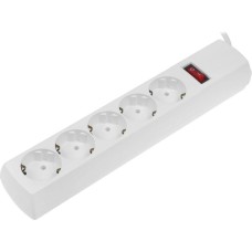 ЮНИВОЛЬТ Сетевой фильтр 00-00000390 3м (5 розеток) белый (коробка)