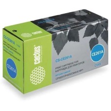 CACTUS Картридж лазерный CS-CE261A CE261A голубой (11000стр.) для HP LJ CP4025/CP4525/CM4540