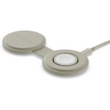 SATECHI Переносное зарядное устройство Qi2 OntheGo 2-in-1 Wireless Charger. Цвет: песочный
