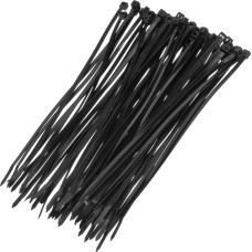 СИБРТЕХ Хомуты, 250 x 4.8 мм, пластиковые, черные, 100 шт 45564