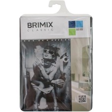 BRIMIX - Шторка в ванную комнату, фотопечать, ДАМА с сигаретой 02-28