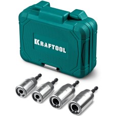 KRAFTOOL STUD DRIVER, 4 шт, М6, М8, М10, М12, набор ударных шпильковертов (26199)