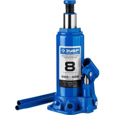 ЗУБР 8 т, 228 - 459 мм, бутылочный гидравлический домкрат, Профессионал (43060-8)