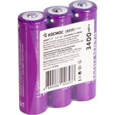 КОСМОС KOC18650Li-ion34US3