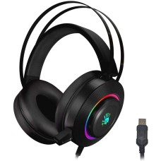 A4TECH Наушники с микрофоном Bloody G521 черный 2.3м мониторные USB оголовье (G521 (BLACK))