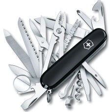 VICTORINOX Нож перочинный SwissChamp (1.6795.3) 91мм 33функц. черный карт.коробка