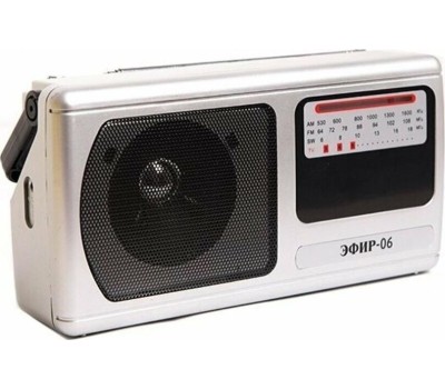 Радиоприемник ЭФИР 06 FM 64-108МГц, бат. 2*R20, 220V