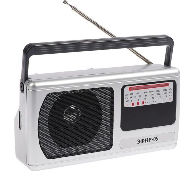 Радиоприемник ЭФИР 06 FM 64-108МГц, бат. 2*R20, 220V
