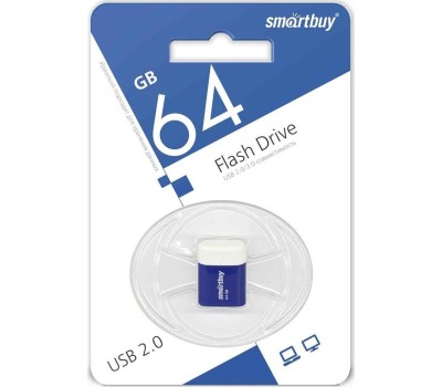 USB флеш SMARTBUY (SB64GBLARA-B) 64GB LARA BLUE