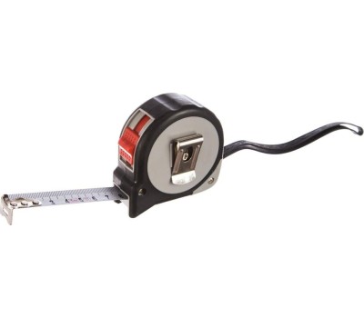 Рулетки MATRIX Рулетка Continuous fixation, 5 м х 19 мм, двухкомпонентный корпус, плавная фиксация 31088