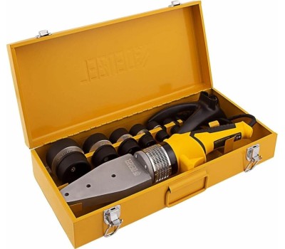 Сварочное оборудование DENZEL Аппарат для сварки пласт. труб DWP-2000, Х-PRO, 2000Вт, 300 град.,компл насадок, 20 - 63 мм 94209