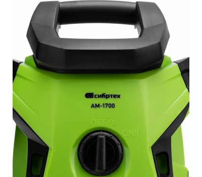 Мойки высокого давления СИБРТЕХ Моечная машина высокого давления АМ-1700, 1700 Вт, 130 бар, 350 л/ч, колесная