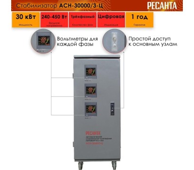 Стабилизатор РЕСАНТА АСН-30 000/3-Ц