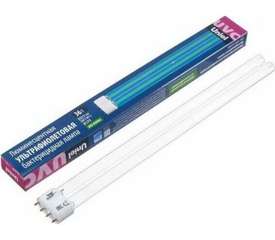Лампа ультрафиолетовая бактерицидная UNIEL (UL-00007274) ESL-PLL-36-UVCB-2G11-CL