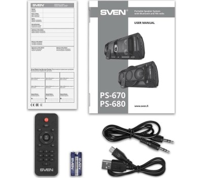 Мидисистема SVEN PS-680 черный