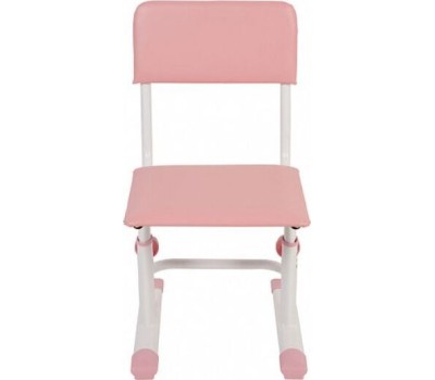 Стул POLINI Стул для школьника регулируемый Polini kids City / Polini kids Smart S, белый-розовый (1кор)