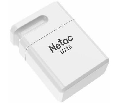 NETAC Флешка USB U116 4ГБ, USB2.0, белый [nt03u116n-004g-20wh]