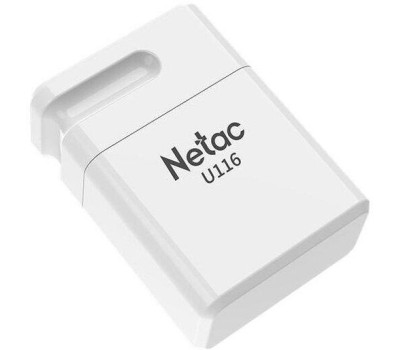 NETAC Флешка USB U116 4ГБ, USB2.0, белый [nt03u116n-004g-20wh]