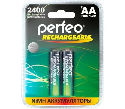 Аккумуляторы PERFEO (PF_C3010) AA2400MAH/2BL Аккумулятор Пластик