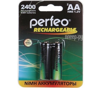 Аккумуляторы PERFEO (PF_C3010) AA2400MAH/2BL Аккумулятор Пластик