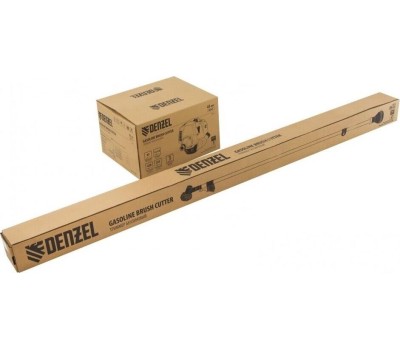 Триммер бензиновый DENZEL Триммер бензиновый DR43, 43 см3, неразъемная штанга, состоит из 2 частей 96273