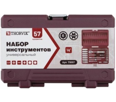 Набор инструмента THORVIK TS057 1/4