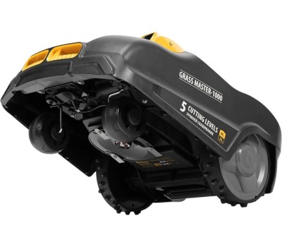 Газонокосилка DENZEL Grass Master 1000 1000м², 3Ач, 28V, LCD дисплей, Wi-Fi 58955