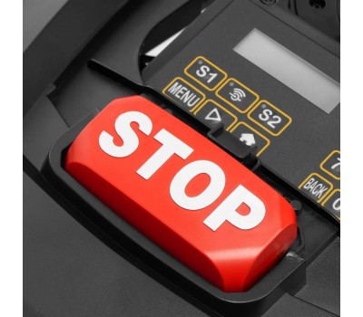 Газонокосилка DENZEL Grass Master 1000 1000м², 3Ач, 28V, LCD дисплей, Wi-Fi 58955