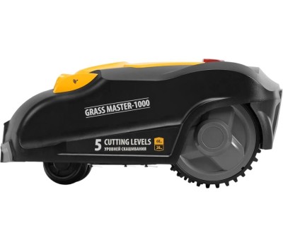 Газонокосилка DENZEL Grass Master 1000 1000м², 3Ач, 28V, LCD дисплей, Wi-Fi 58955