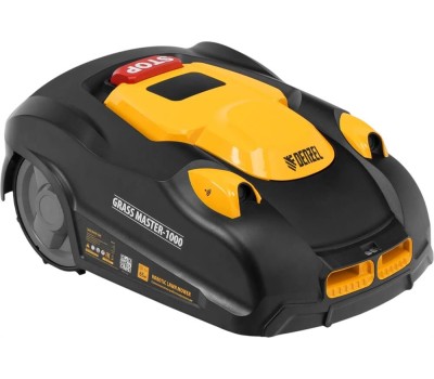 Газонокосилка DENZEL Grass Master 1000 1000м², 3Ач, 28V, LCD дисплей, Wi-Fi 58955