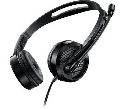 Гарнитура проводная RAPOO H120 Black