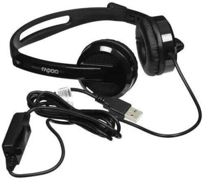 Гарнитура проводная RAPOO H120 Black