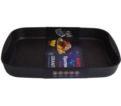 Противень KUKMARA Пгг03а а/пр литой прям 40х29,5х5см Granit ultra blue