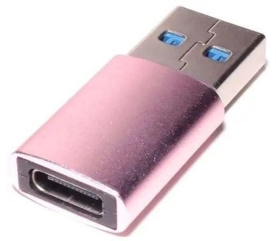 кабель PREMIER Адаптер USB2.0 6-071, USB 2.0 A(m) (прямой) - USB Type-C (f) (прямой), пакет, розовый