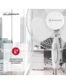 Вентилятор напольный EUROSTEK EFS-4050 White